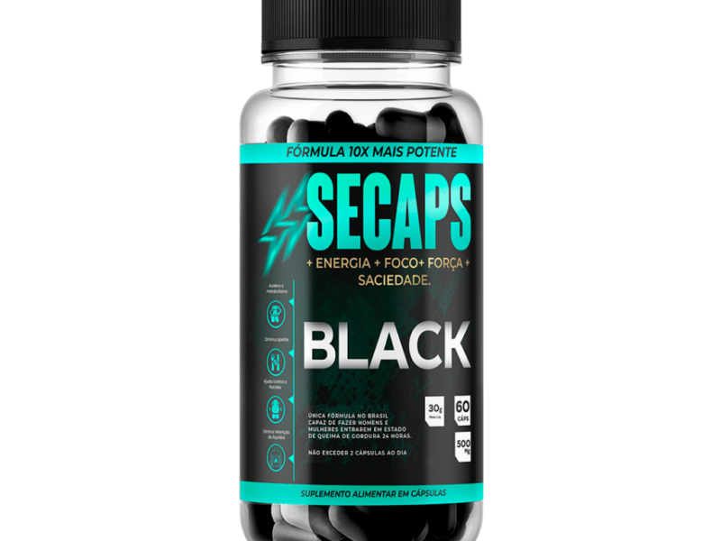 Secaps Black - 1 mês